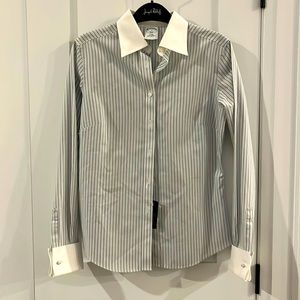 Preppy Non-Iron Fitted Blouse [Brooks Brothers]